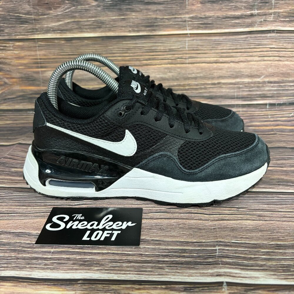 Nike Air Max SYSTM Black Wolf Grey Women's Athletic Shoes Size 7